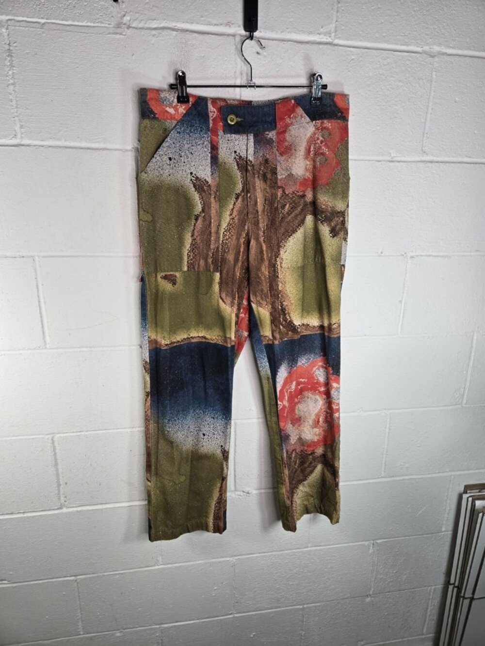 Jungles Strange Bloom Colorful Art Print Mens Pants small - Picture 3 of 11